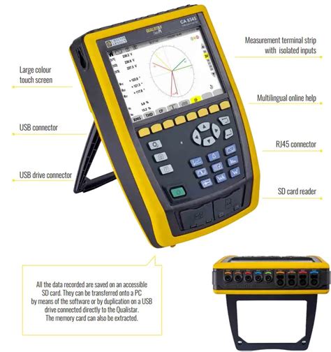 Chauvin Arnoux Ca Three Phase Electrical Networks Analyser User Guide