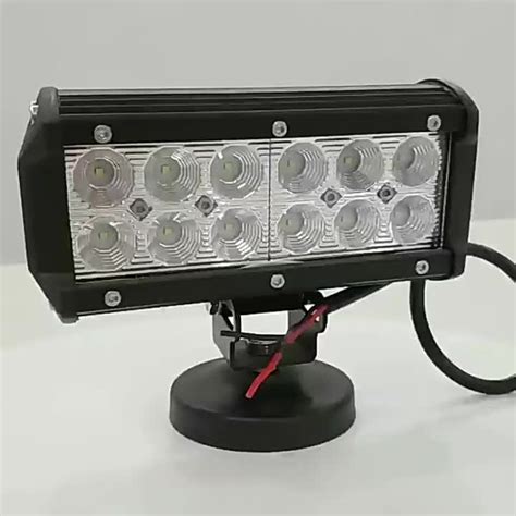 W Led Spotlight Beam Double Rows V V Waterproof Truck Auto Boat