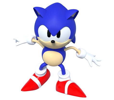 Sonic 3d Blast Toei Pose Render By Nintega Dario On Deviantart