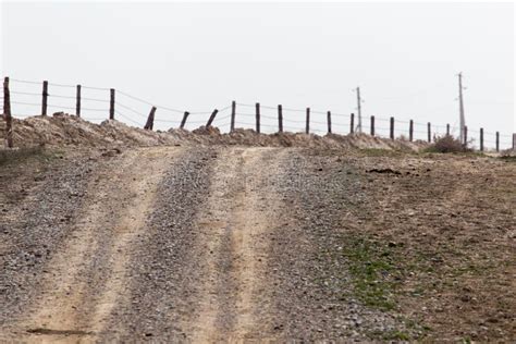 Track Road In The Desert Stock Photo Image Of Landscape 102262718