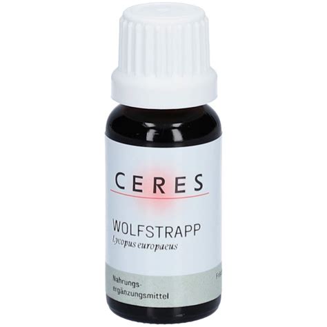 Ceres Wolfstrapp Lycopus Europaeus Extrakt Tropfen Ml Shop Apotheke