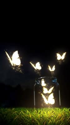 Glowing Butterflies Wallpaper - Iphone Butterflies Wallpaper Hd ...