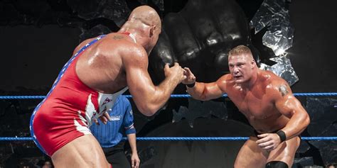 Every Major Kurt Angle Vs Brock Lesnar Match, Ranked