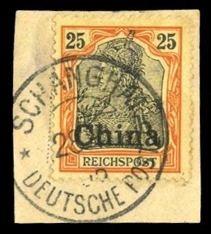 German Colonies German Offices In China 28var Mi 19PFII Cat400