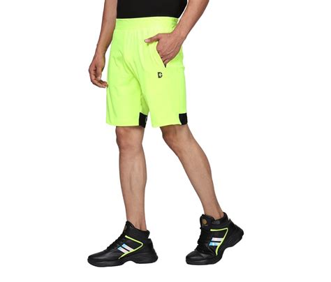 Solid Dbdfsho Lawn Green Dumbell Men S Dryfit Shorts At Best Price