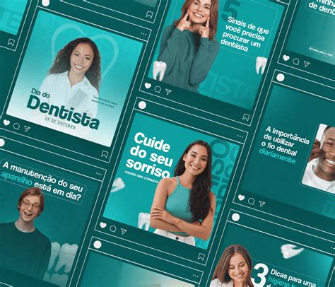 Odontologia Social Media Behance