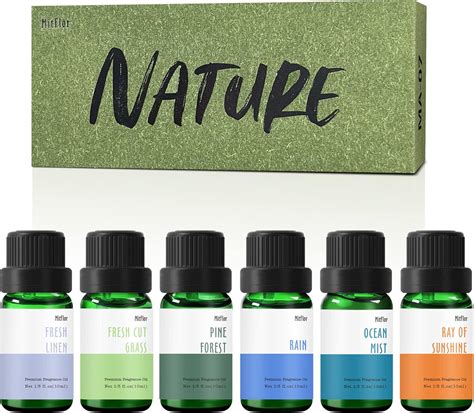 MitFlor Nature Juego De Aceites Esenciales Para Difusores Para El