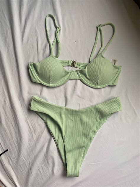 Mint Green Bikini Fave On Carousell