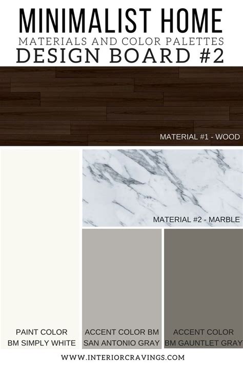 MINIMALIST HOME ESSENTIALS: MATERIALS AND COLOR PALETTE | Minimalist ...