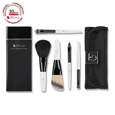 Ducare Mini 5pcs Make Up Brushes Sets Cosmetic Goat Hairs Ukdp