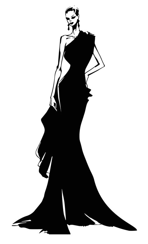 Abstract Fashion Woman Silhouette Vector Art At Vecteezy