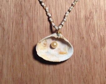 clam pearl necklace – Etsy