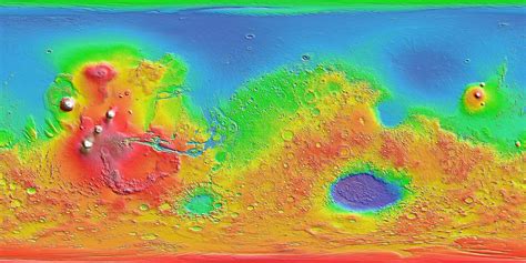 Mars Elevation Map