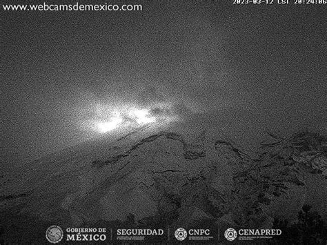 Webcams de México on Twitter Así luce el muy nevado volcán