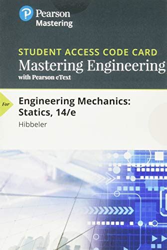 Engineering Mechanics Statics Plus Mastering Engineering With Pearson