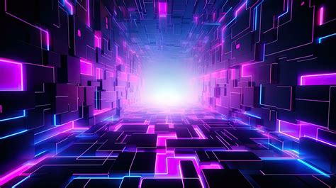 Abstract neon light gaming background, generated by AI 25934702 Stock Photo at Vecteezy