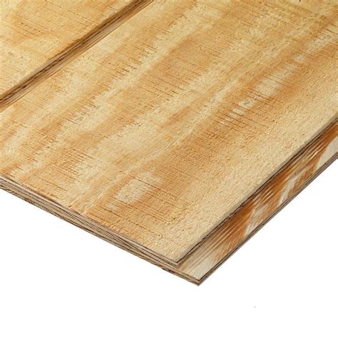 Plytanium Plywood Siding Panel T1 11 8 In Oc Nominal 1932 In X 4 Ft