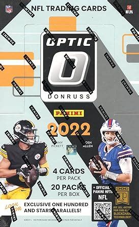 Amazon 2022 Donruss Optic Football Factory Sealed Retail Box 20