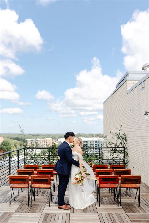 The Durham Hotel's Chic Rooftop Venue | Heart of NC Weddings