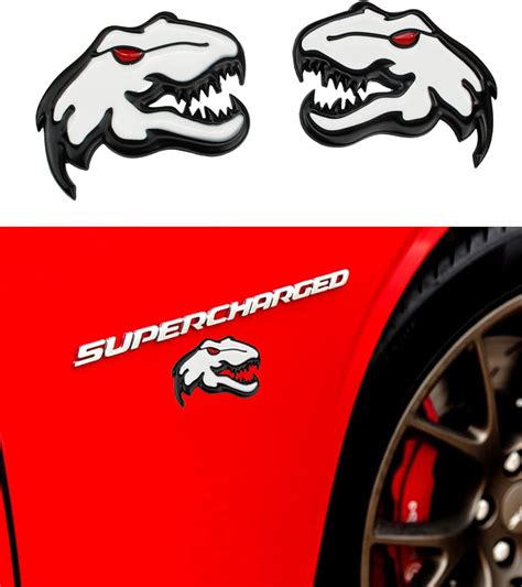 A Pair Dinosaur Emblem Car Metal Badge For Dodge Ram Ubuy India