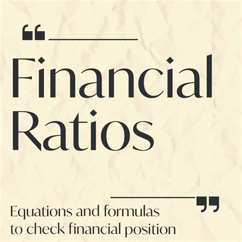 financial ratios   capital