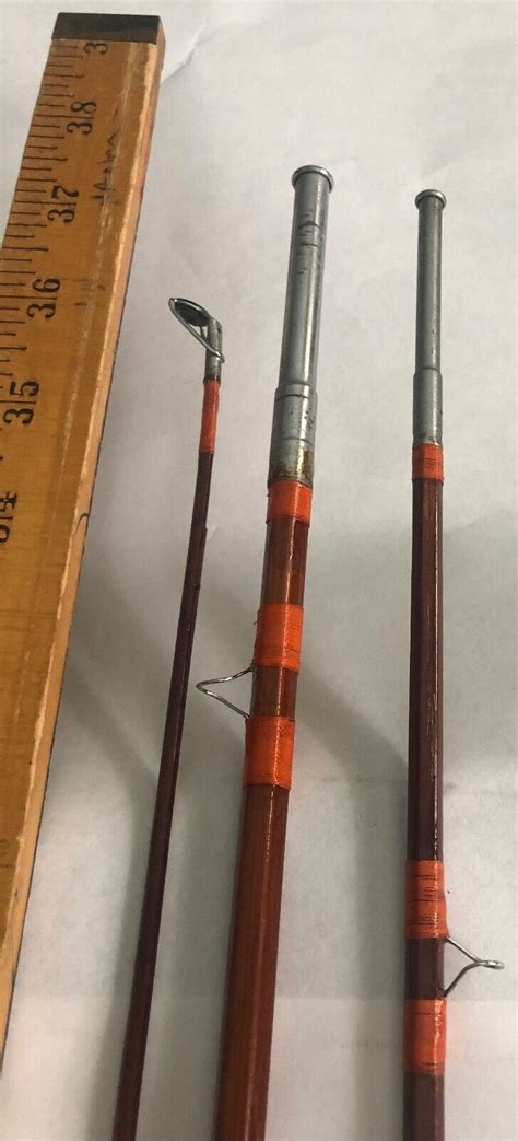 Vintage Split Bamboo Fly Rod 3 Pieces 86 Ebay