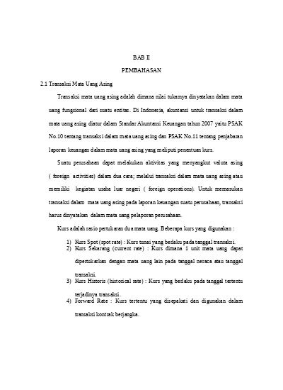 Makalah Transaksi Mata Uang Asing Docx