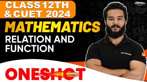 Class Th Cuet Preparation Mathematics Relation And Function