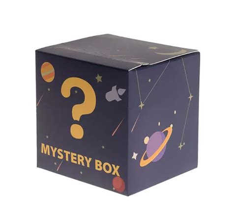 Best Selling Mystery Box Paper Packaging Mystery Presents Box For