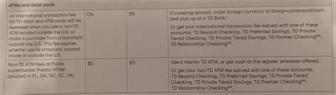 TD Bank Adds ATM & Foreign Transaction Fees - Doctor Of Credit