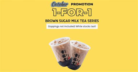 Lobang Enjoy For Brown Sugar Milk Tea Series At All Xing Fu Tang