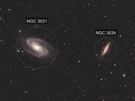 Bode S Galaxy M Ngc And The Cigar Galaxy M Ngc