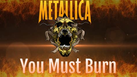 Metallica You Must Burn Guitar Covervocal Backing Track Youtube