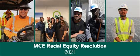 Mce Adopts Resolution Committing To Advance Racial Equity Mce