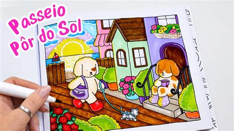 Bobbie Goods Pintando Por Do Sol - Pintando Bobbie Goods 😍 Passeio ao pôr do sol (arte relaxante) - YouTube