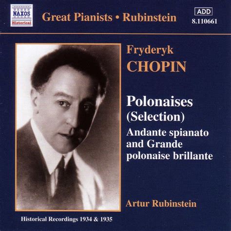 Chopin Polonaises Andante Spianato Et Grande Polonaise Brillante