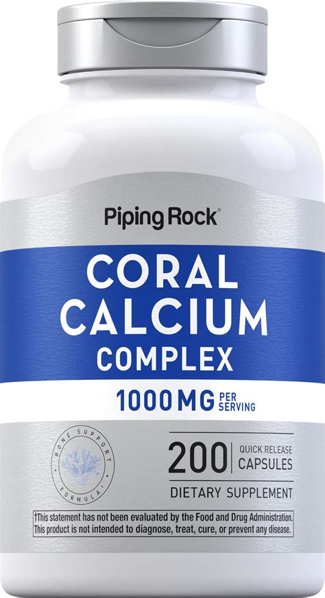 21st Century Coral Calcium Capsules 1000 Mg 120 Count