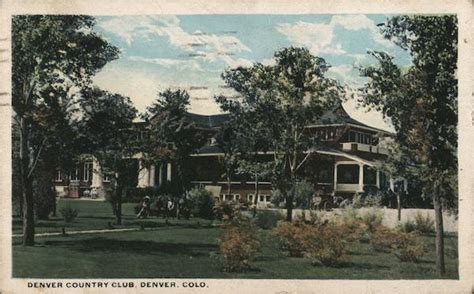 Denver Country Club Colorado Postcard