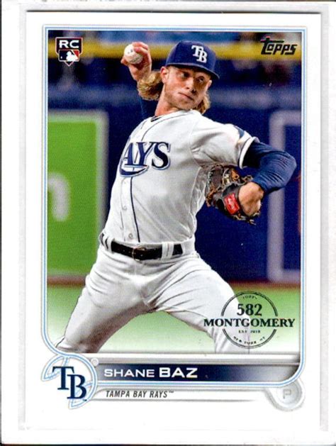 2022 Topps 582 Montgomery Club Foil Stamped Shane Baz RC ROOKIE 421