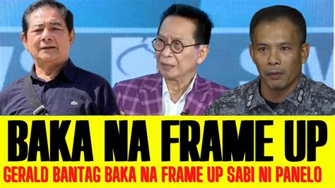 Just In Panelo Says Baka Pini Frame Up Si Bucor Chief Gerald Bantag