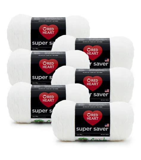 Red Heart Super Saver 6pk Worsted Weight Yarn by Red Heart | Joann x Ribblr