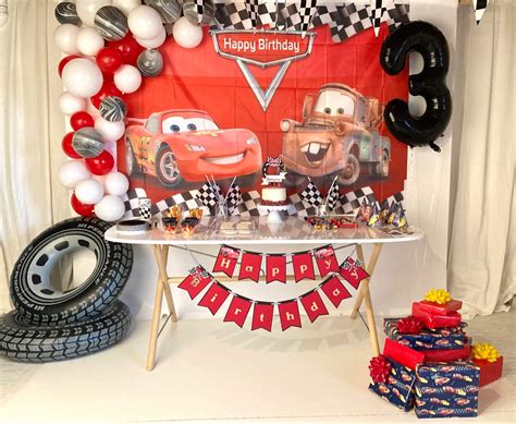 Lightning Mcqueen Birthday Party Ideas Photo Of Cars Off