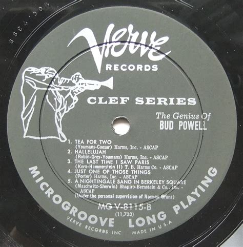 Yahoo オークション The Genius of BUD POWELL Verve MGV 8115 tru