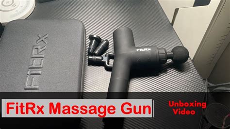 Fitrx Massage Gun 2020 Premium Neck And Back Muscle Relief Massager Unboxing Video Youtube