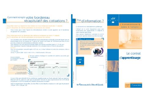 Bordereau Recapitulatif De Cotisations Annuelles Urssaf Pdf Notice