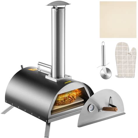 Vevor Wood Fired Oven Portable Pizza Oven 12 Pizza Oven Outdoor With Feed Port Vevor Ca