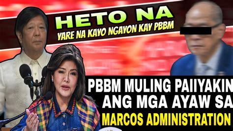 Heto Na Pbbm Muling Paiiyakin Ang Mga Ayaw Sa Marcos Administration