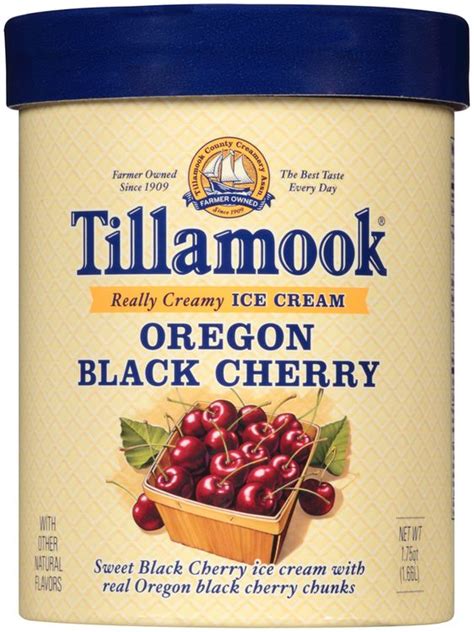 Tillamook® Oregon Black Cherry Ice Cream 175 Qt Tub Reviews 2020