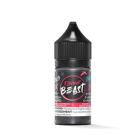 Savage Strawberry Watermelon Iced SALT Flavour Beast Salt E Liquid