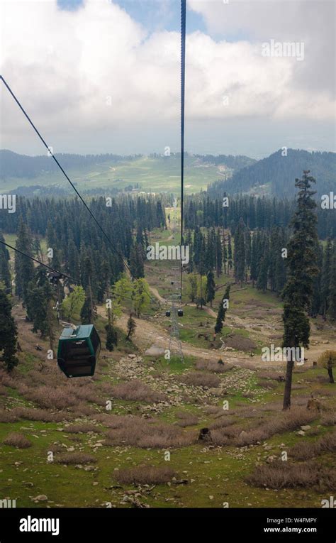 View From The First Phase Of Gulmarg Gondola Ride Upto Kongdoori In